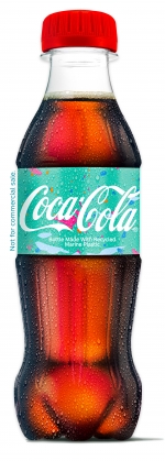 Neue Technologie: Coca-Cola nutzt Meeresplastik fr die Flasche (Quelle: Coca-Cola)